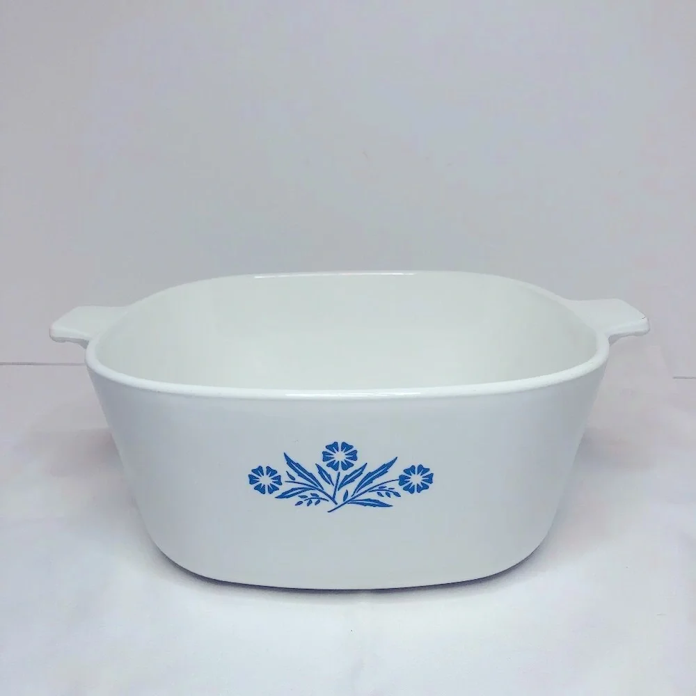 Vintage Corning Ware Blue Cornflower P-2 1/2-B Quart Casserole 2.5 qt Farmhouse